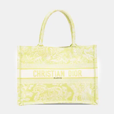 Pre-owned Dior Iviera Toile De Jouy Book Tote Bag