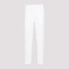 Dior Logo Details Cashmere Sweatpants In White