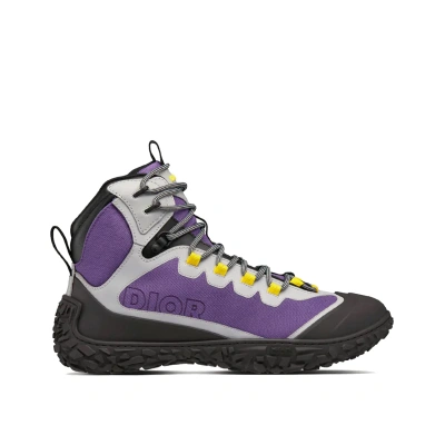 Dior Izon Hiking Ankle Boots In Purple
