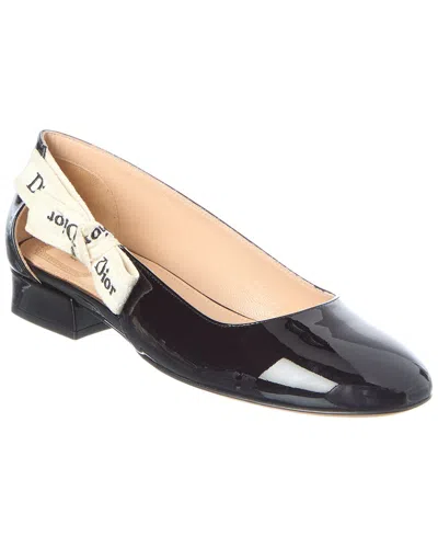 Dior J A Patent Ballet Flat In Black