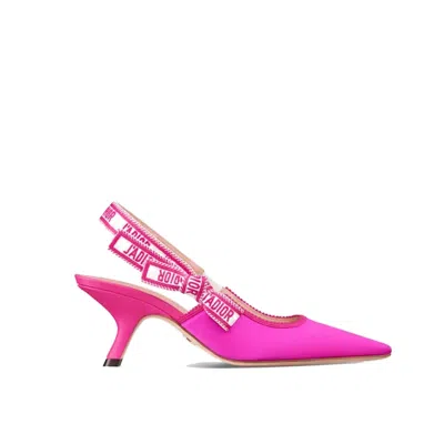 Dior Ja Slingback Pumps In Pink