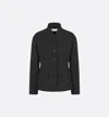 Dior Jacket Tailored Flap Pockets In Black