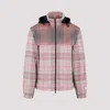 Dior Fall/winter 2023 Men's Pink And Purple Linen Blend Jacket In White
