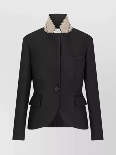 DIOR JACKET WITH BUTTONED CUFFS AND FLAP POCKETS