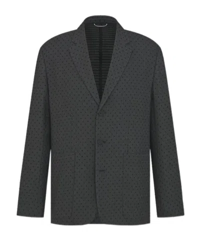 Dior Jacket With Rear Martingale Belt