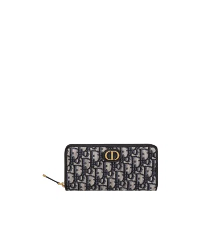 Dior Voyageur 30 Montaigne Slim Wallet In Green