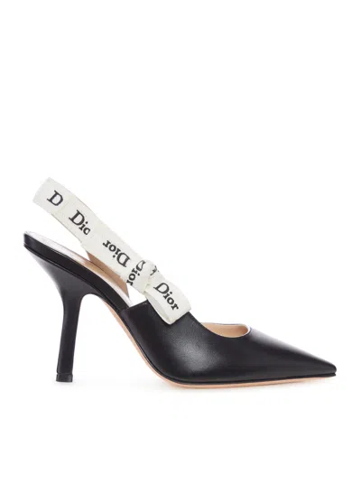 Dior J`a 10cm Slingback Pumps In Black