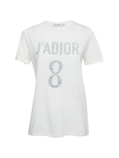 Pre-owned Dior J'a 8 T-shirt In White