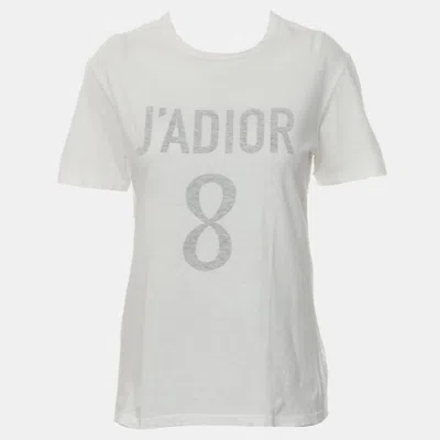 Pre-owned Dior J'a 8 White T-shirt