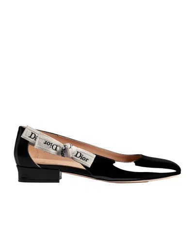 Dior J'a Ballet Flat In Black
