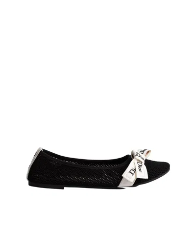 Dior J'a Ballet Flat In Black