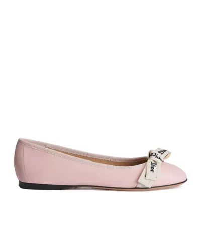 Dior J'a Ballet Flat In Pink