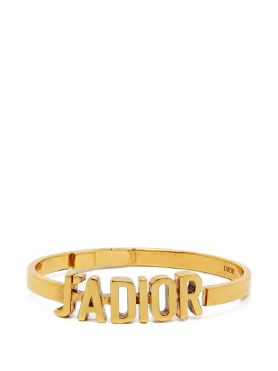 Pre-owned Dior J'a Bracelet In Gold