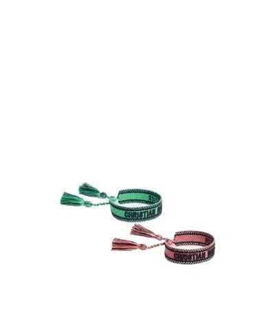 Dior J'a Bracelet Set In Green