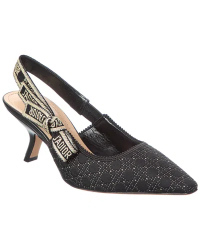 Dior J'a Canvas Slingback Pump In Animal Print