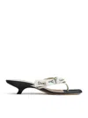 Dior Leather Mules In Black