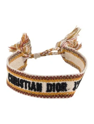 Pre-owned Dior J'a Friendship Bracelet, 6" In Multi