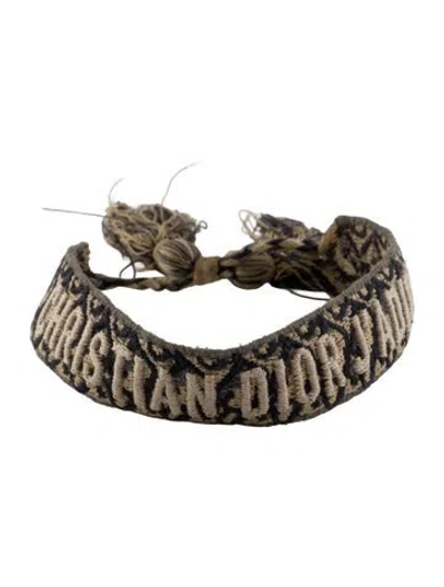 Pre-owned Dior J'a Friendship Bracelet, 8"