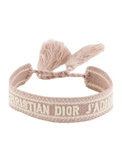 Pre-owned Dior J'a Friendship Bracelet, 8.5" In Multi