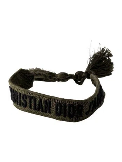 Pre-owned Dior J'a Friendship Bracelet, 8.75"