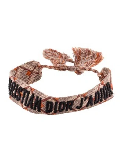 Pre-owned Dior J'a Friendship Bracelet In Multi