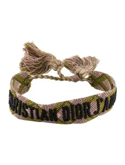 Pre-owned Dior J'a Friendship Bracelet In Multi