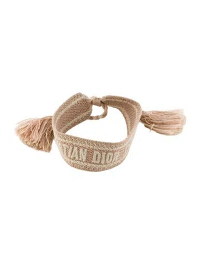 Pre-owned Dior J'a Friendship Bracelet In Neutral
