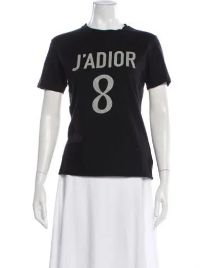 Pre-owned Dior J'a Graphic Print T-shirt In Black
