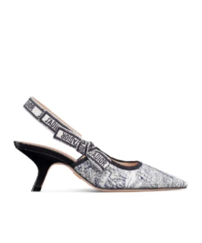 Dior J'a Slingback Pump In Gray