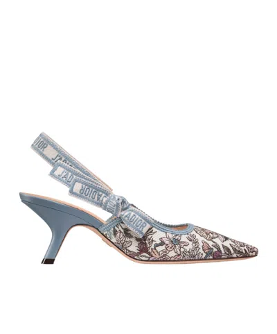 Dior J'a Heeled Sandals In Nude