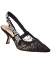 Dior J'a Lace Slingback Pump In Black