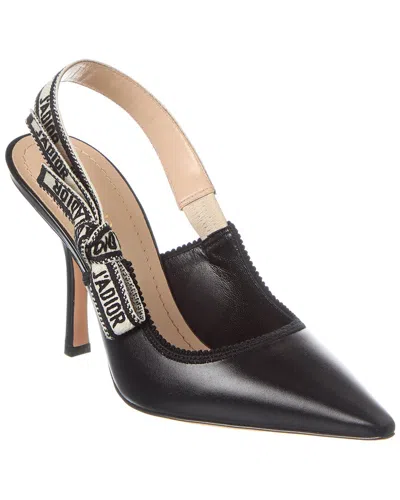 Dior J'a Leather Slingback Pump In Multi