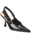Dior J'a Leather Slingback Pump In Black