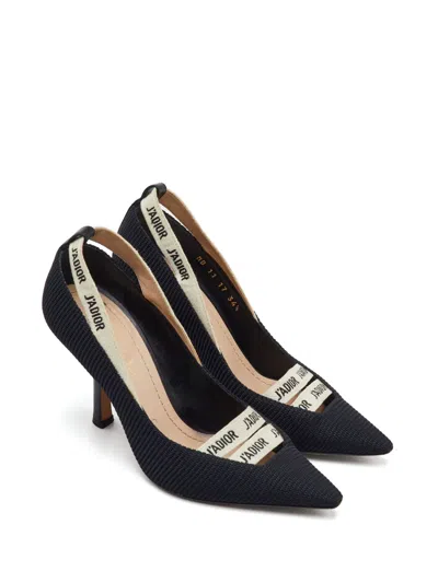 Pre-owned Dior J'a Ribbon Pumps In Black