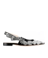 Dior J'a Slingback Flat In Multi