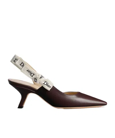 Dior J'a Slingback Pump In Brown