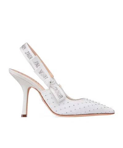 Dior J'a Slingback Pump In White