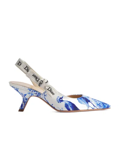 Dior J'a Slingback Pump In Blue