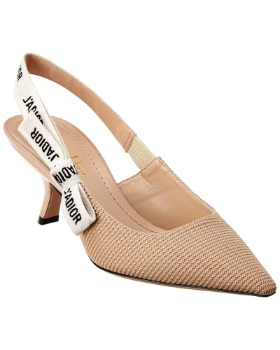 Dior J'a Technical Slingback Pump In Nude