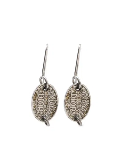 Pre-owned Dior J'adore  Earrings In Silver