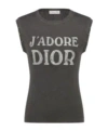 Dior J'adore  Tank Top In Gray