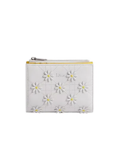 Dior Jardin Dahlia Wallet In White