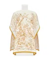 Dior Jardin D'hiver Poncho In White