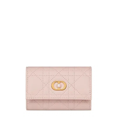 Dior Jolie Glycine Wallet In Nude