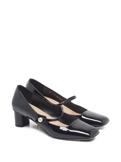 Pre-owned Dior Jolie Patent Leather Pumps In Black