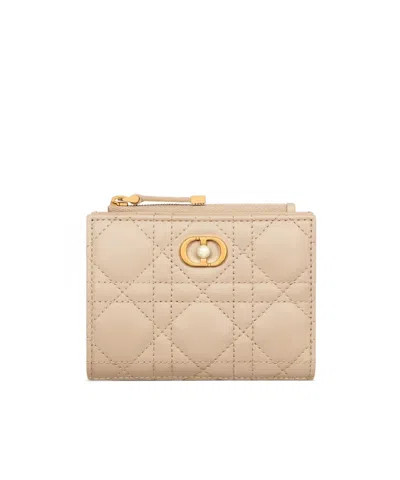 Dior Jolie Wallet In Nude