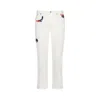 Dior Kennyscharf Patches Jeans Men In White