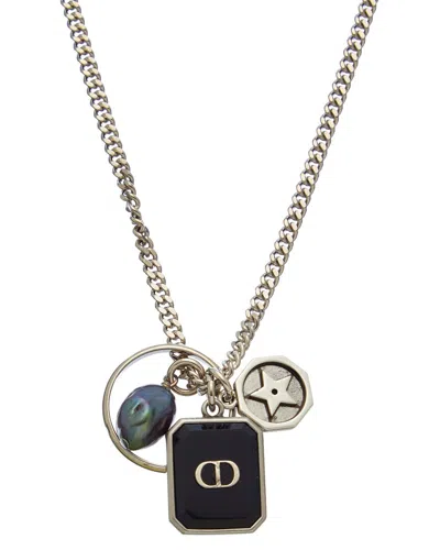 Dior Kette Charms Necklace In Black