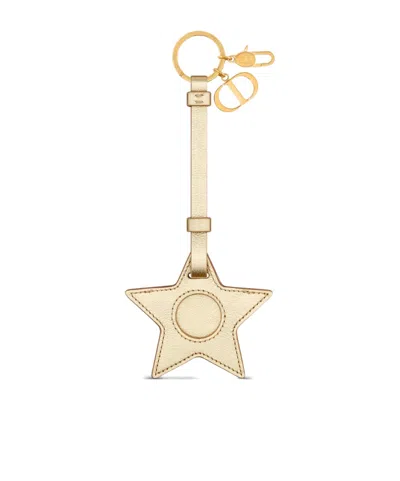 Dior Keychain Storage Bag In Nude