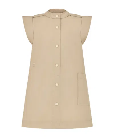 Dior Kids' A-line Dress In Nude